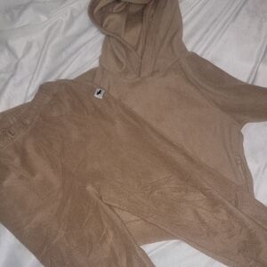 Cozy Tan Hoodie and Pants Set ABERCROMBIE KIDS